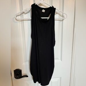Old Navy black racer back tank size S